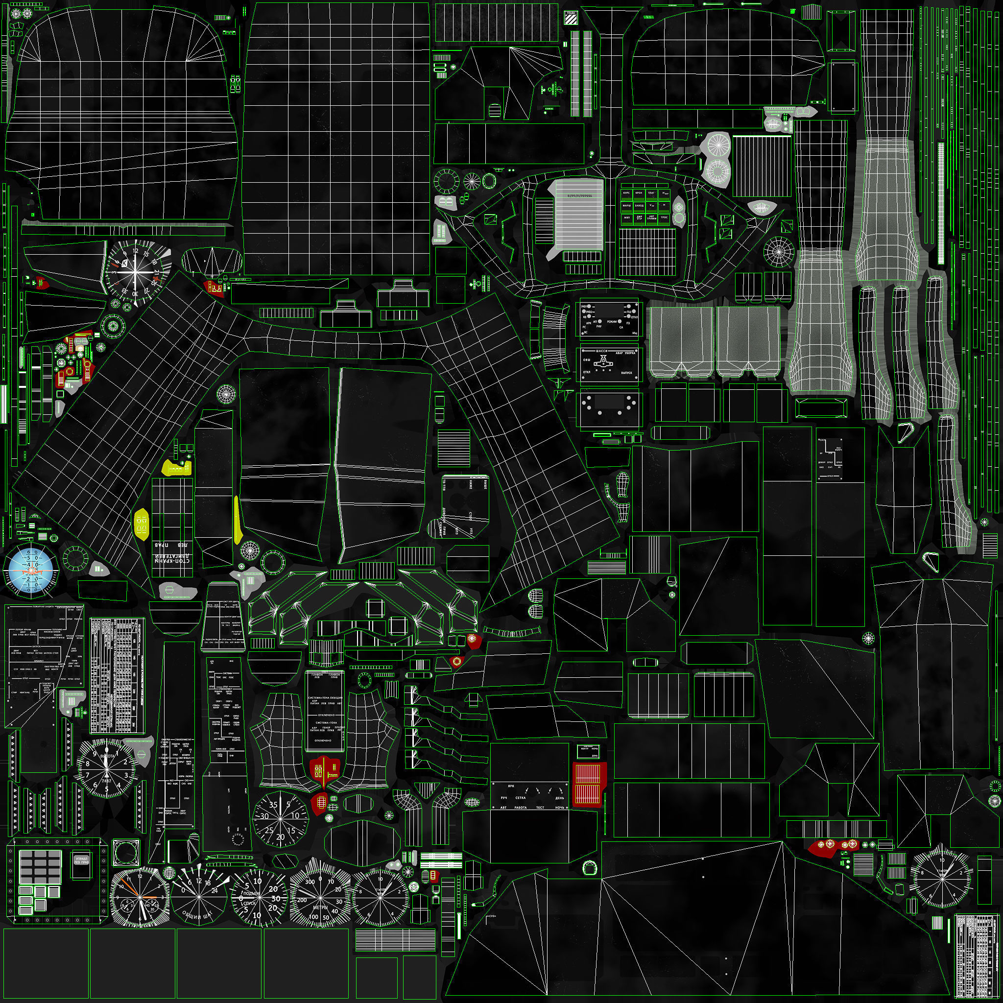 Kamov Ka-52 Alligator Camo Basic Animation Low-poly 3D model_32