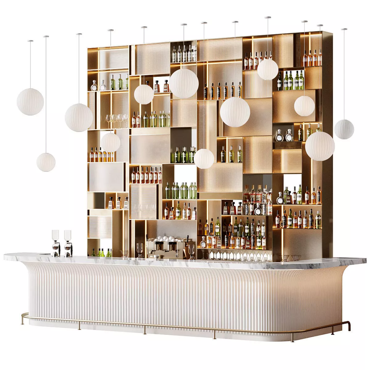 Bar 3 design 3D model