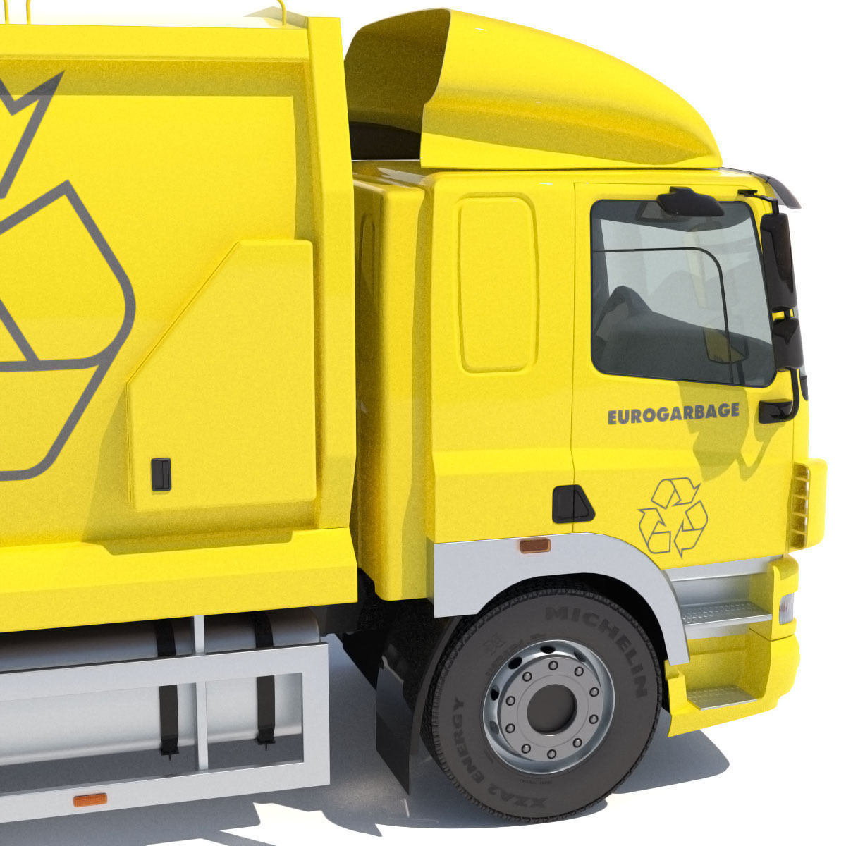 DAF CF 85 Garbage Truck 3D model_8