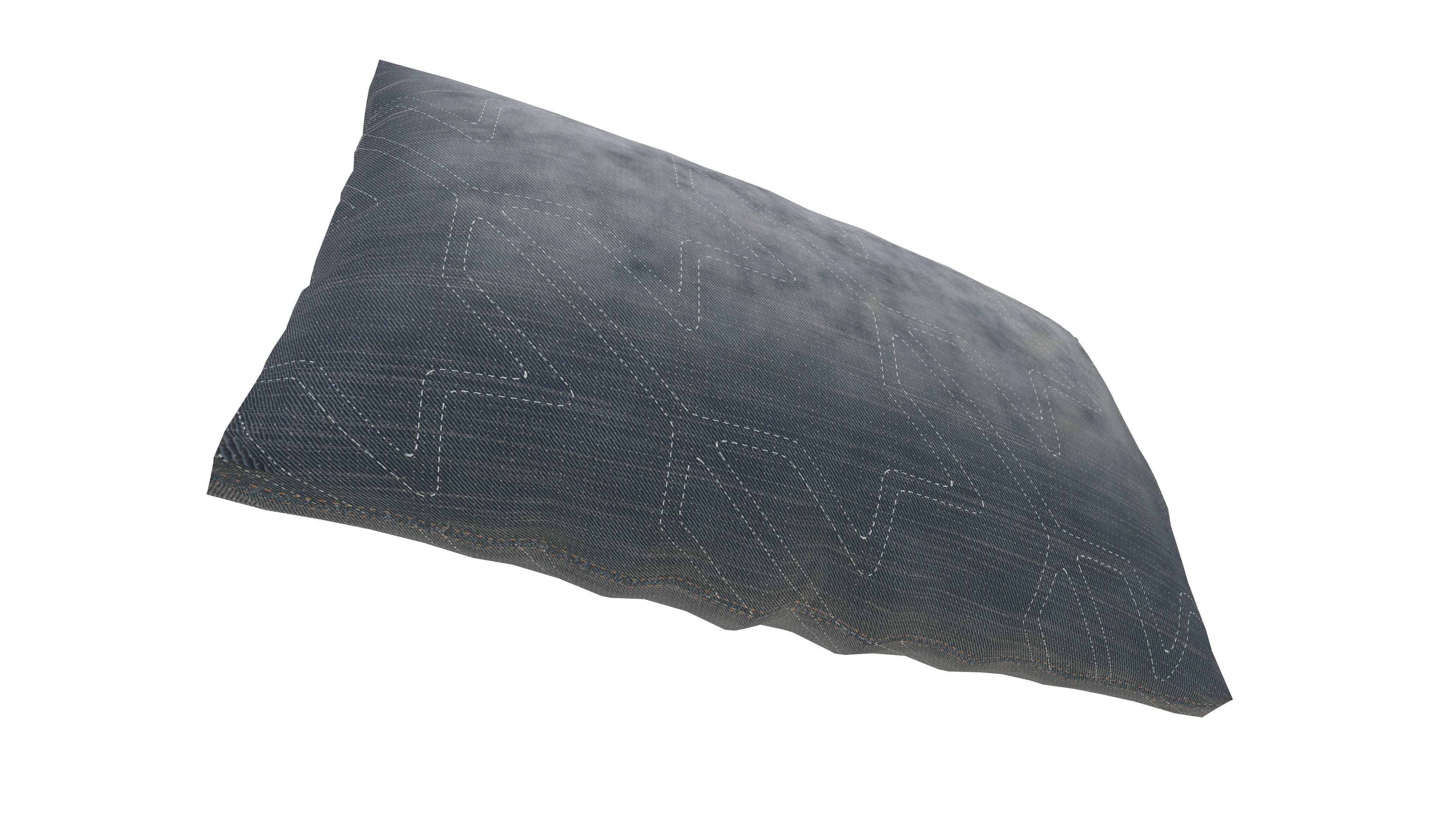 Pillow 3D Model AR VR Low-poly 3D model_10