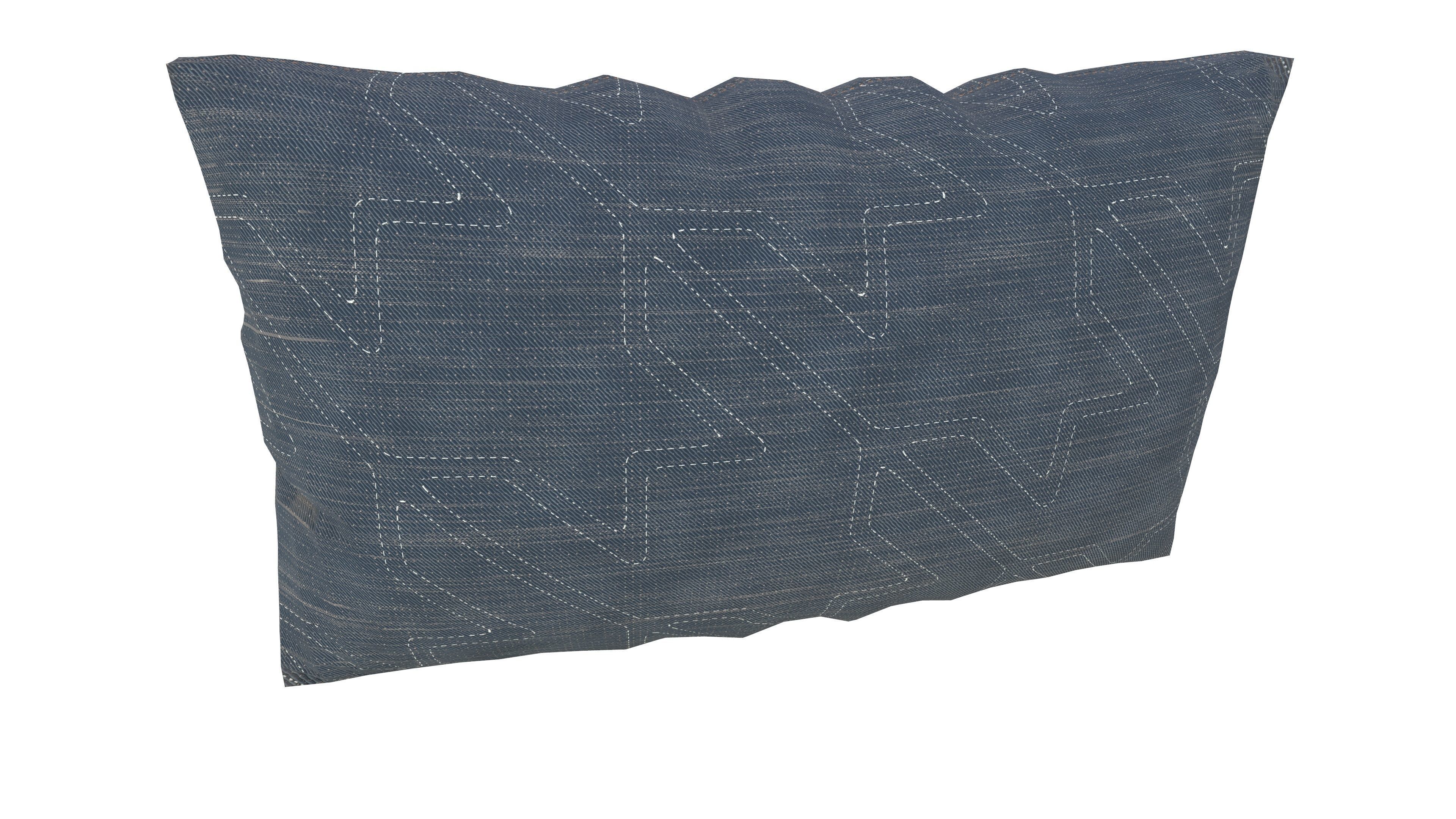 Pillow 3D Model AR VR Low-poly 3D model_6