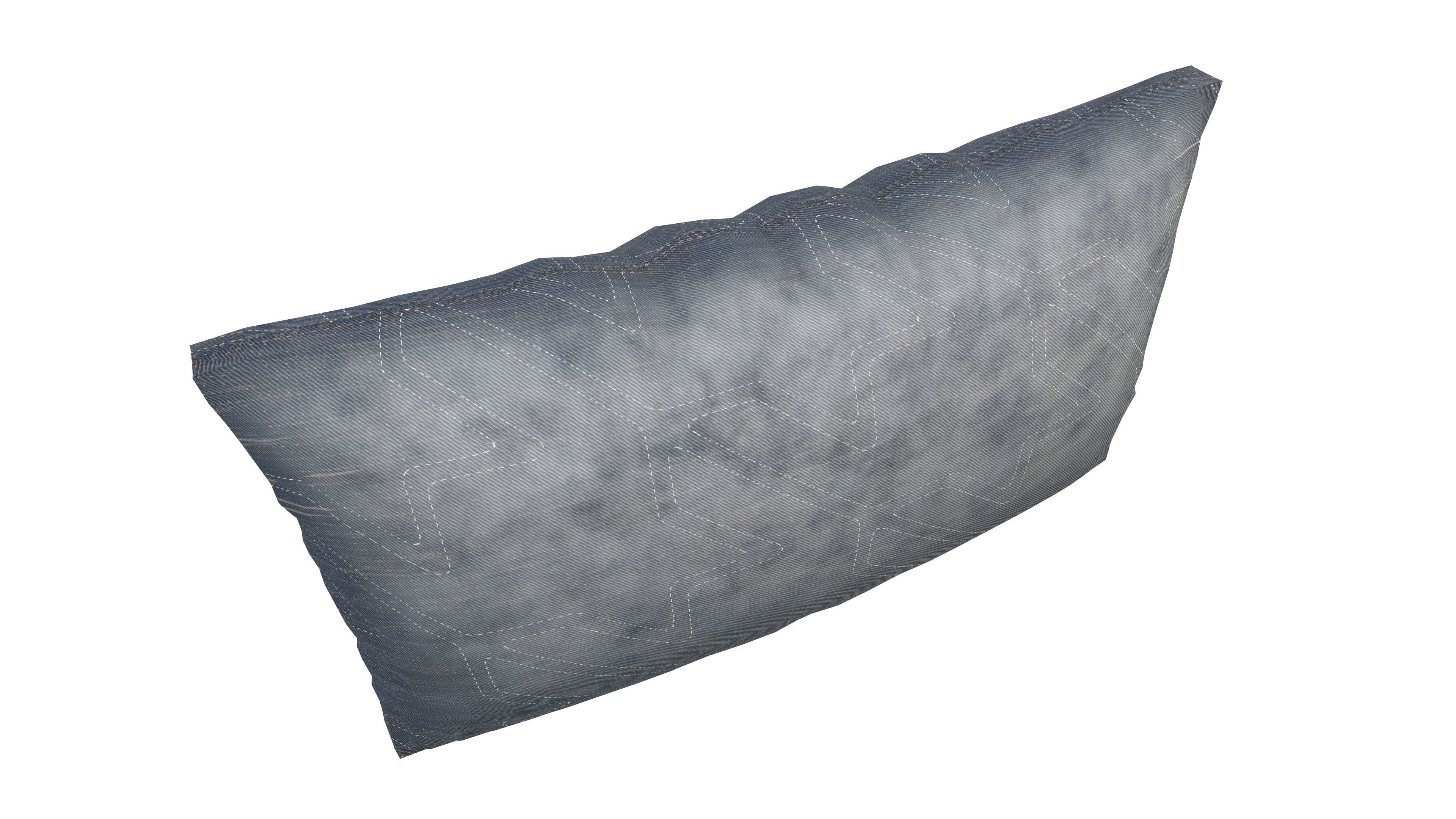 Pillow 3D Model AR VR Low-poly 3D model_11