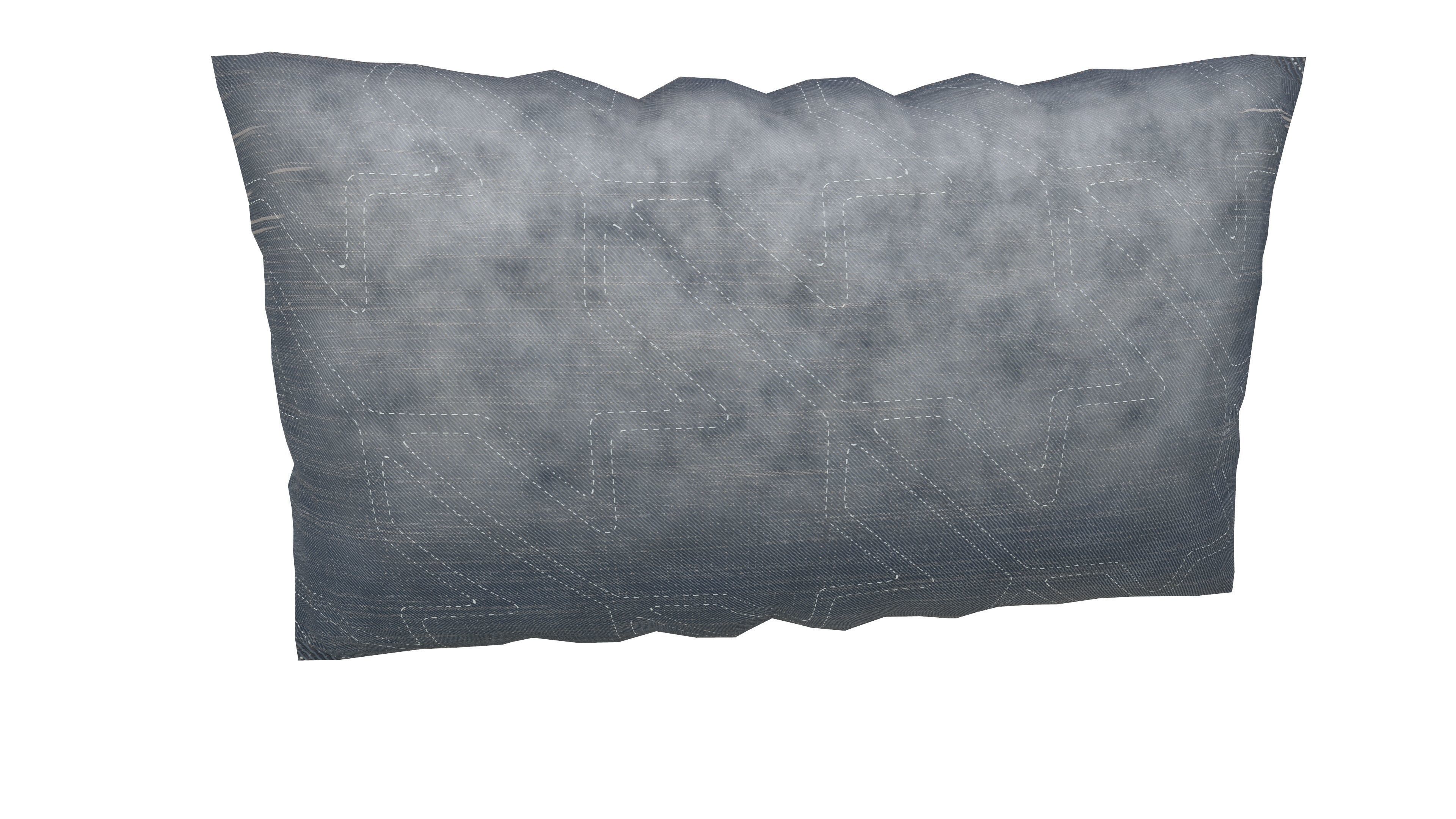 Pillow 3D Model AR VR Low-poly 3D model_2