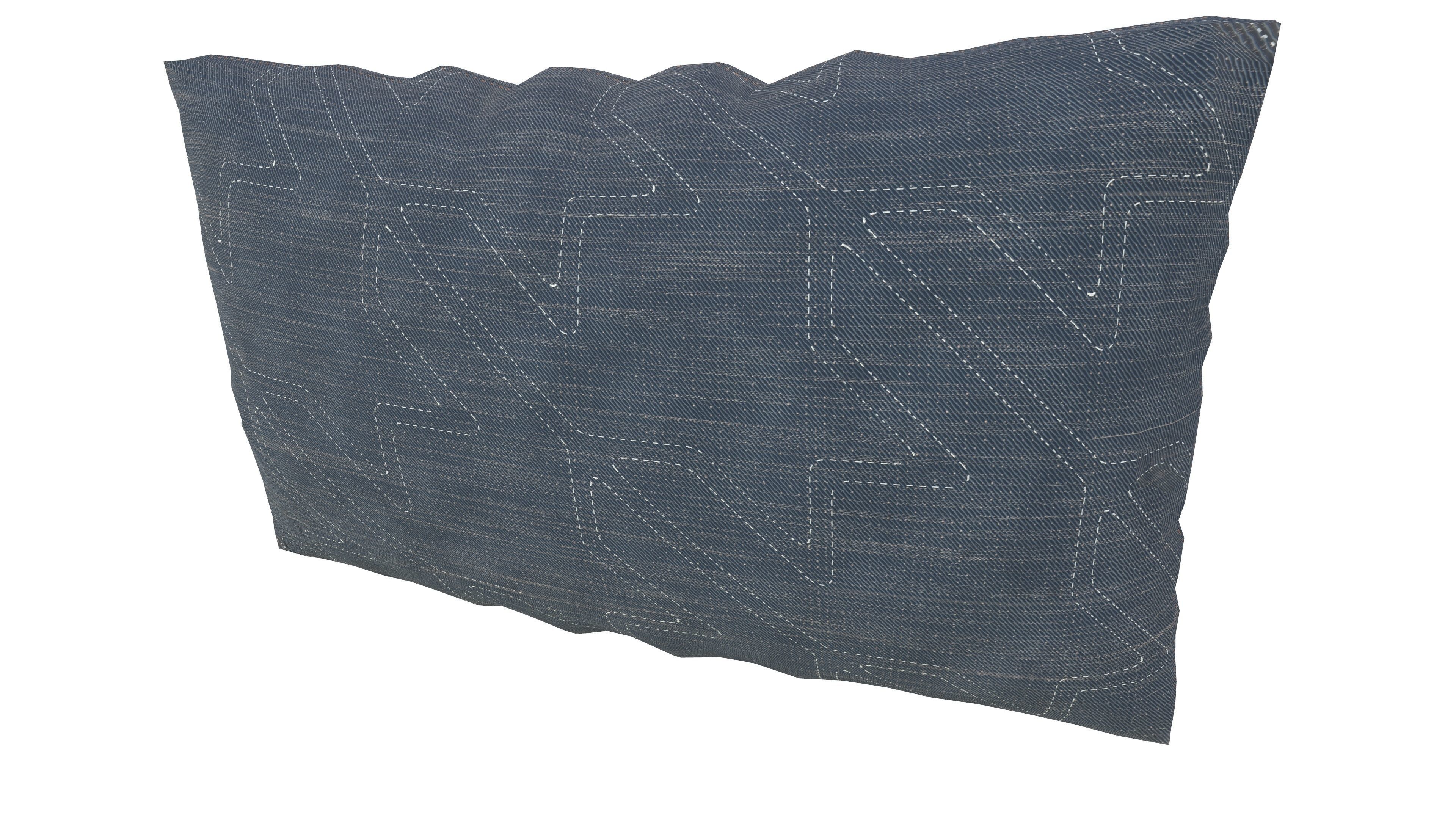 Pillow 3D Model AR VR Low-poly 3D model_7