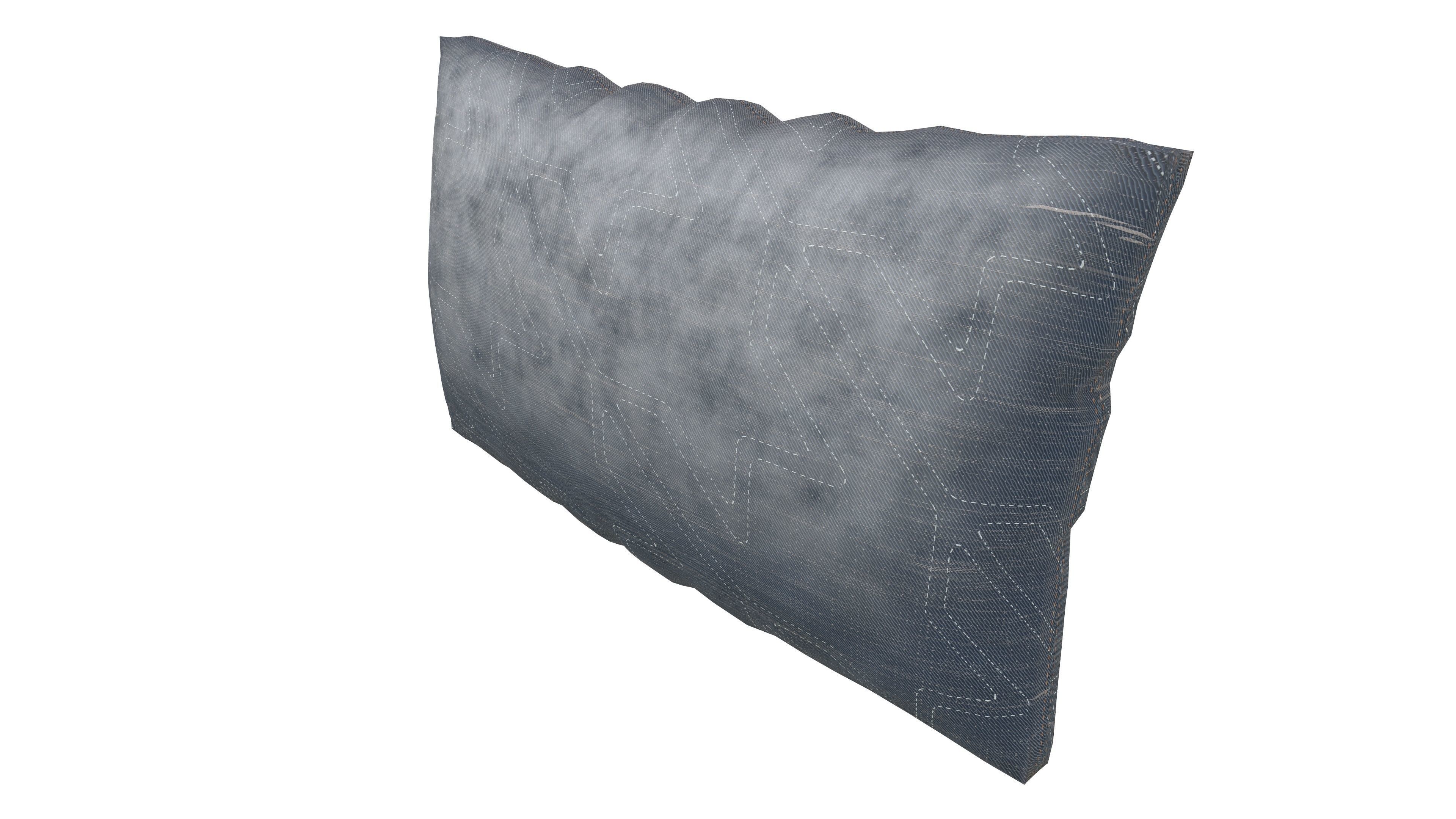 Pillow 3D Model AR VR Low-poly 3D model_3
