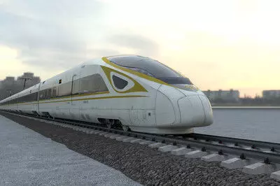 train chinese high speed 3D model_0