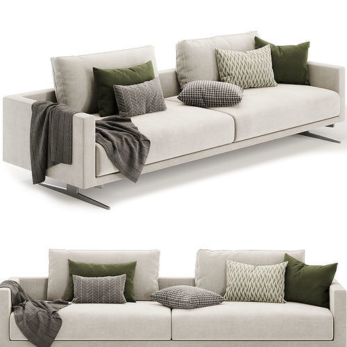 campiello sofa by flexform 3D model 3