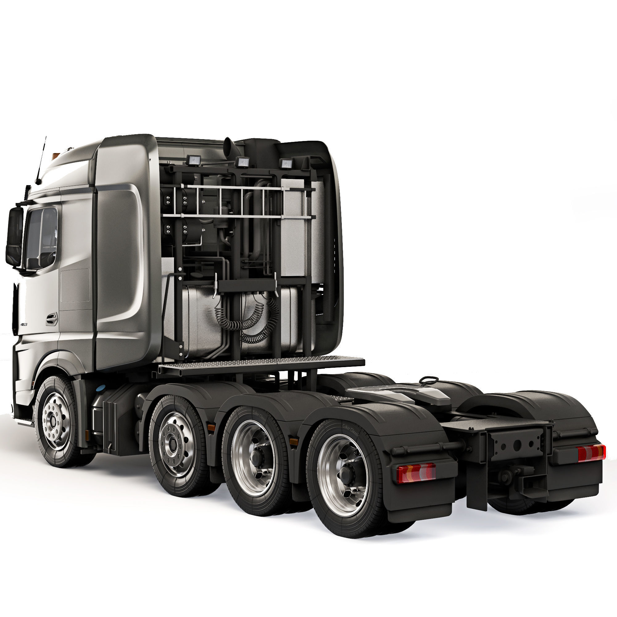 Mercedes-Benz Arocs 4163 8x4 2020 3D model_5