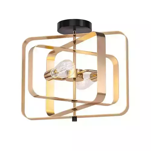 LINKED SEMI FLUSH CEILING LIGHT