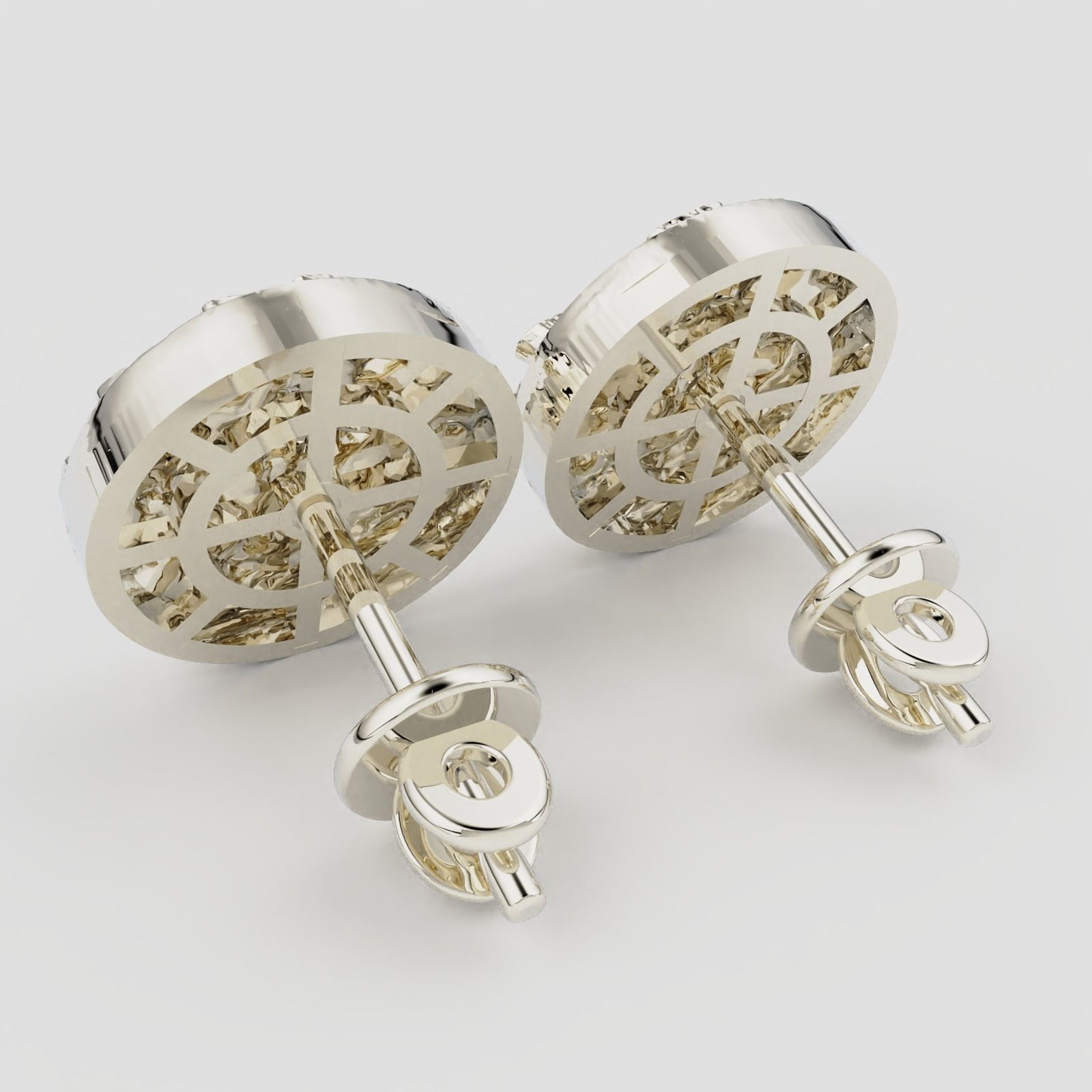 Nugget Earrings 3D print model_9