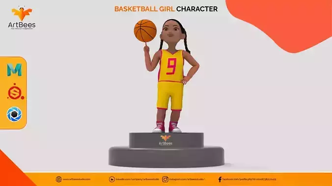 Basket ball Player girl