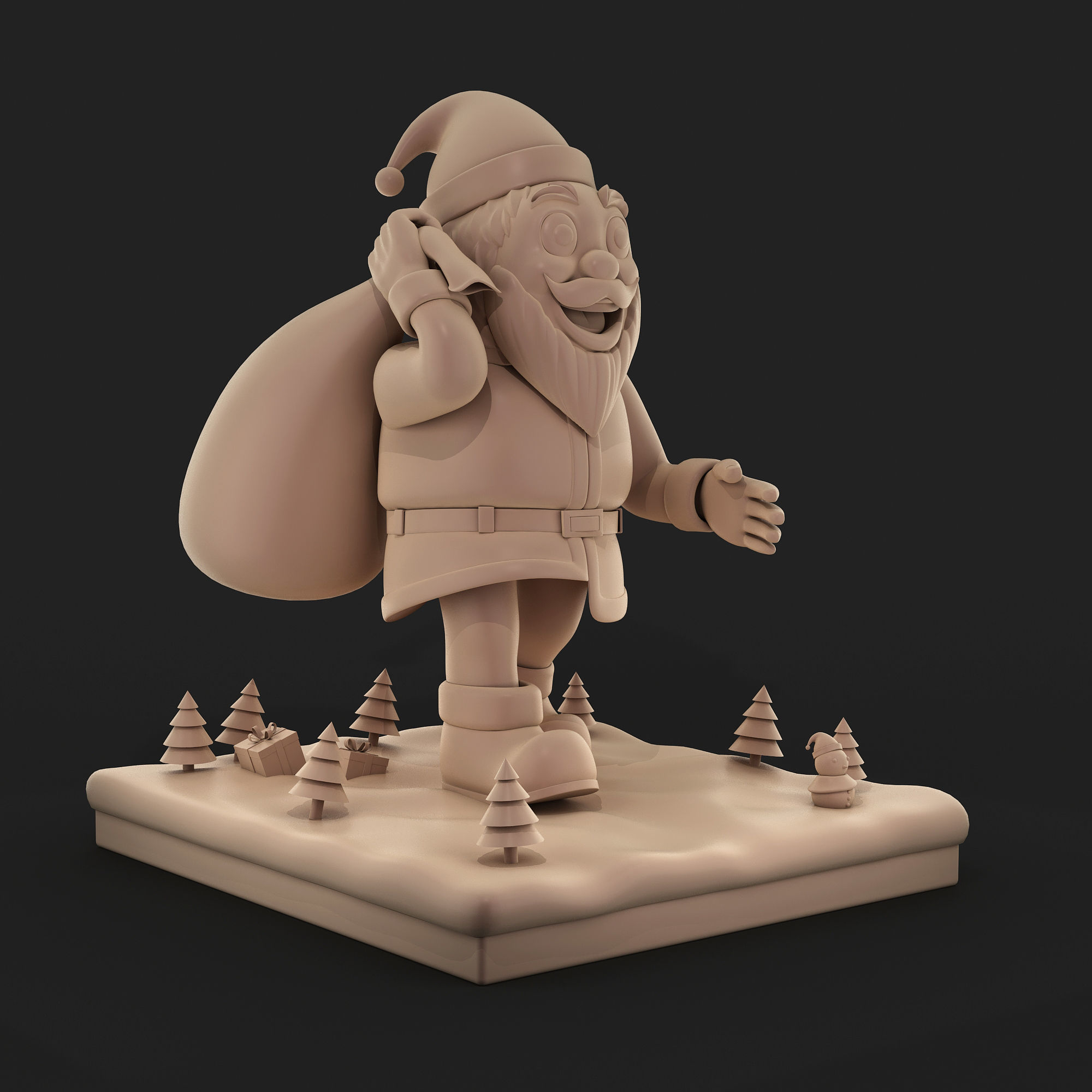 Santa Claus 3D model_1