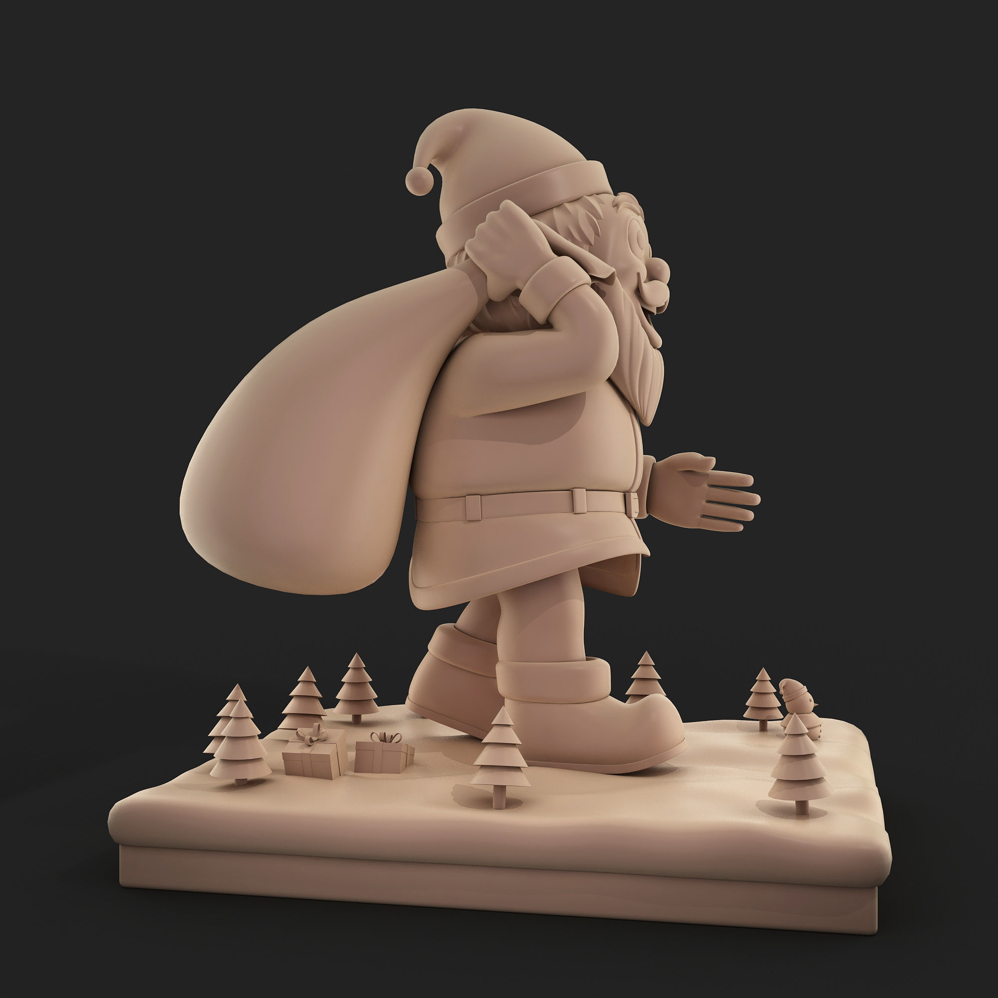 Santa Claus 3D model_7