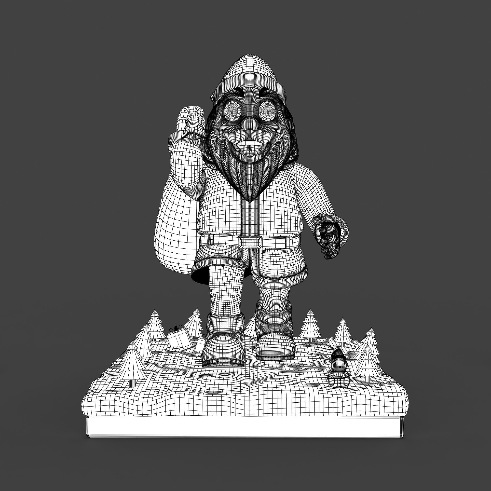 Santa Claus 3D model_2