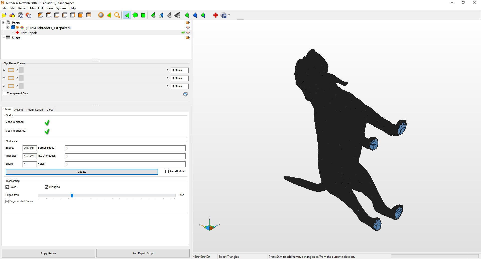 BLOODHOUND 3D print model_13