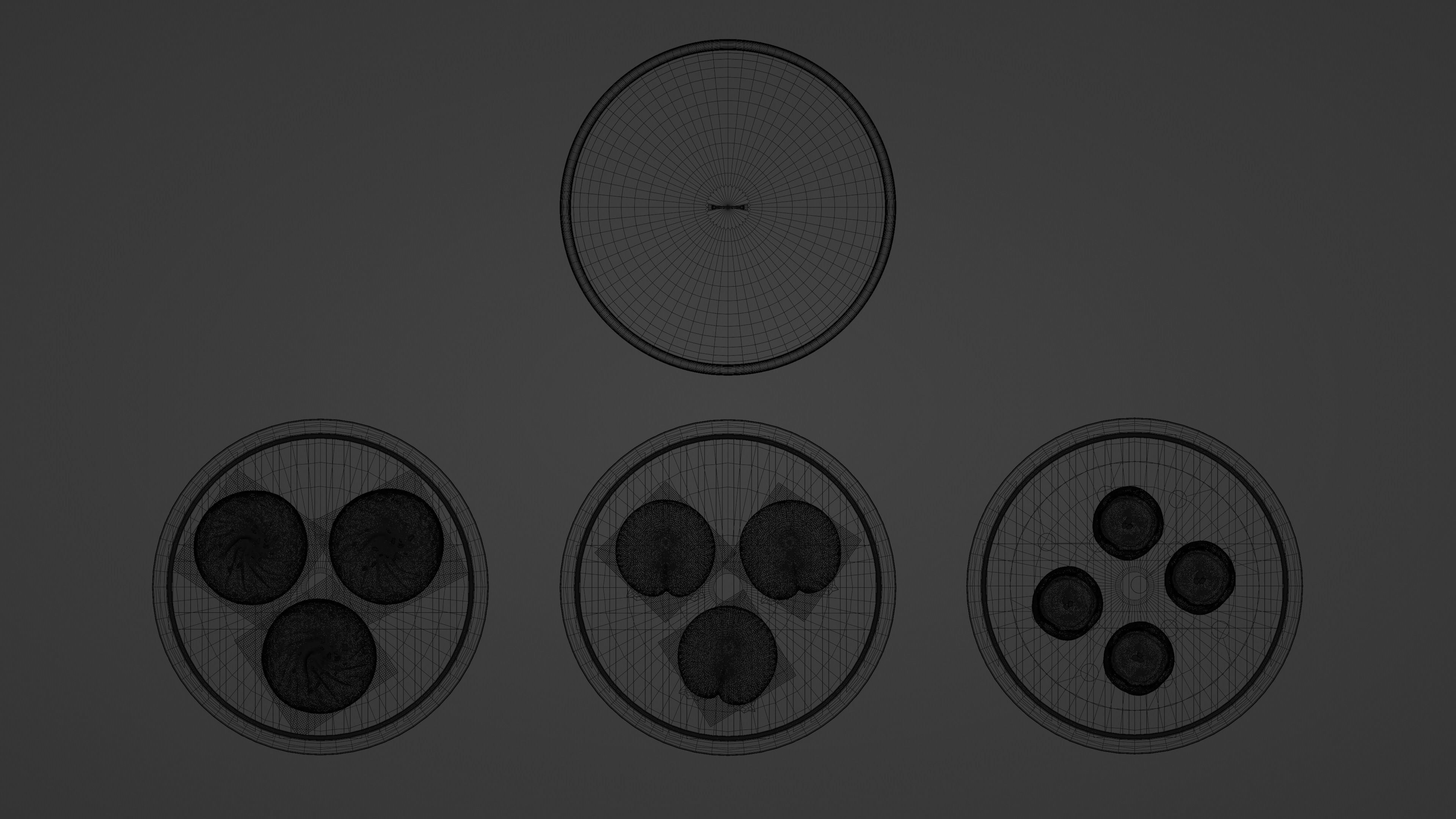 Dimsum - Chinese dumplings model  3D model_9