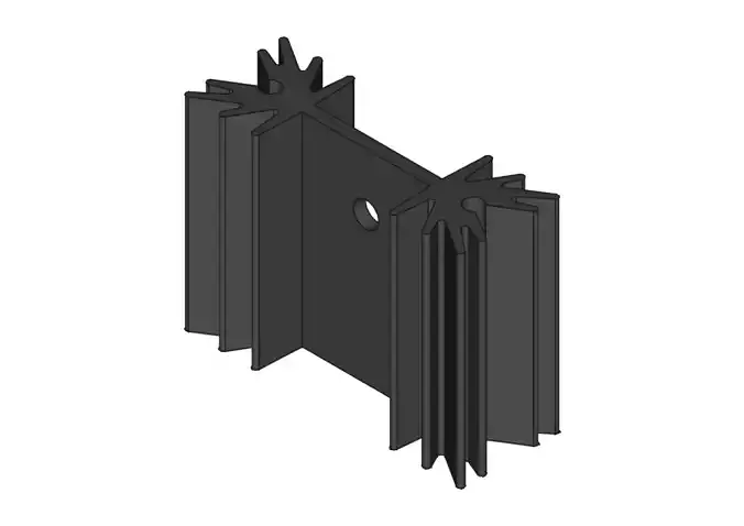 SK104 Heatsink 1 inch
