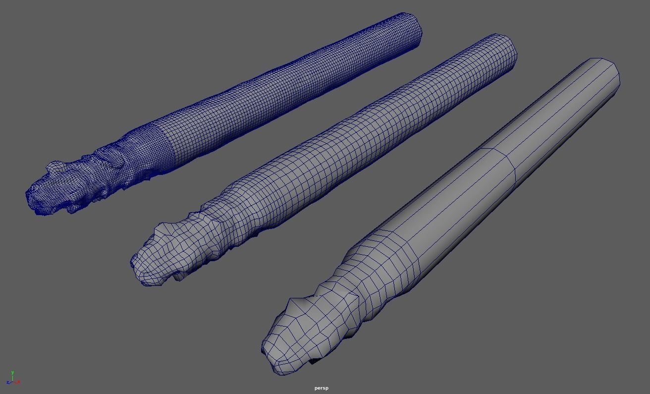 Cigarette Real-Time 3D model Low-poly 3D model_9