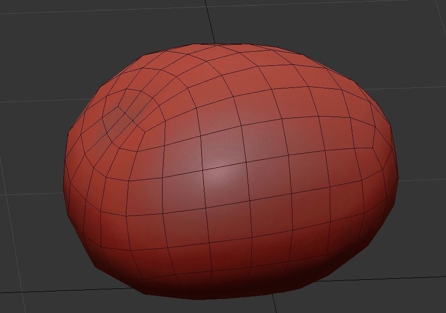 Big Potato Free low-poly 3D model_8