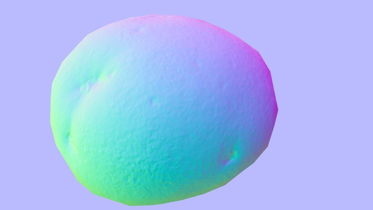 Big Potato Free low-poly 3D model_9