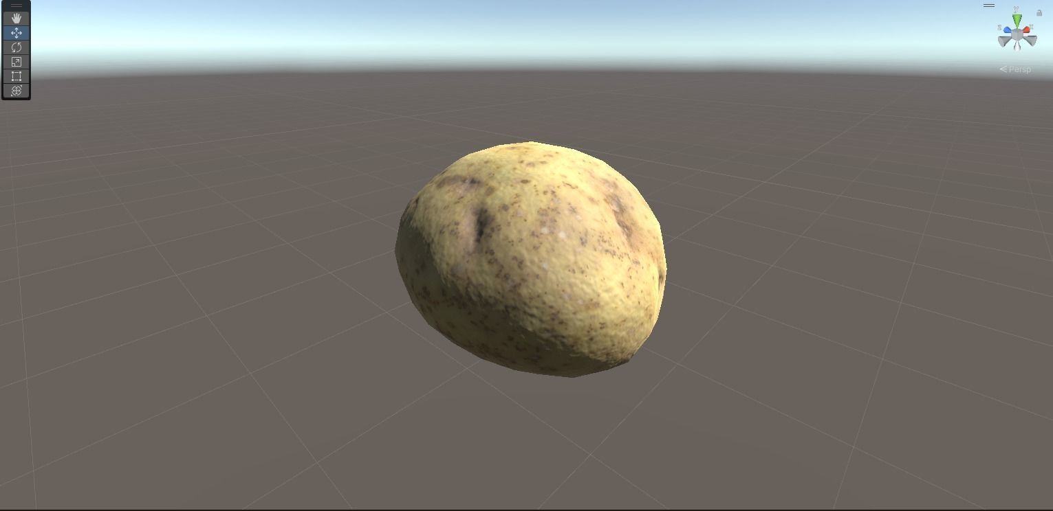 Big Potato Free low-poly 3D model_4