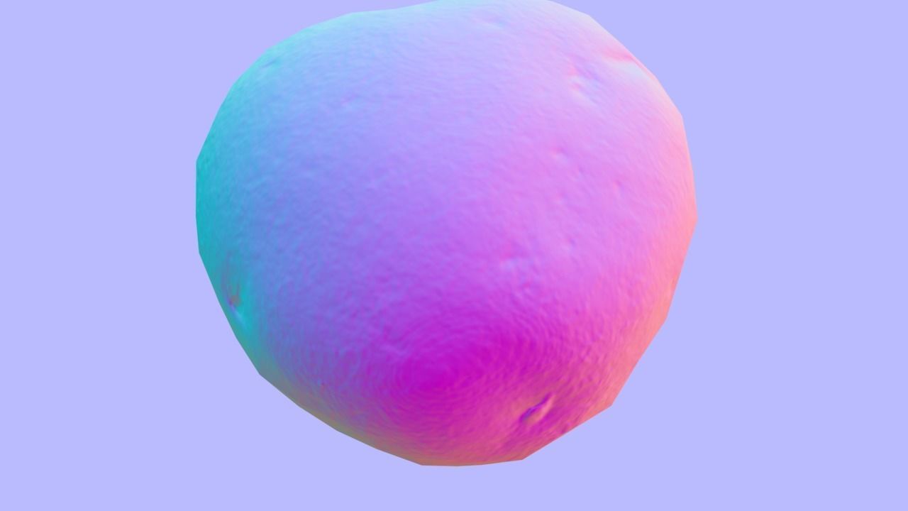 Big Potato Free low-poly 3D model_10