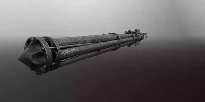 GSH-30-6 Rotary cannon Game ready