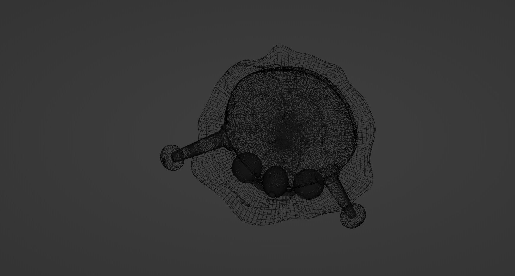 Lost Alien Low-poly 3D model_6