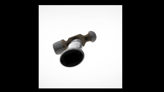cartoon hammer Free 3D model_8