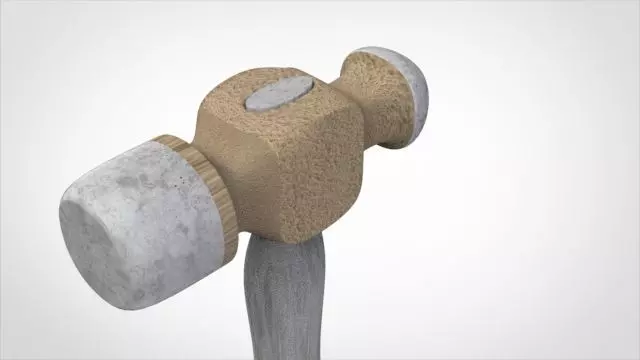 cartoon hammer Free 3D model_0