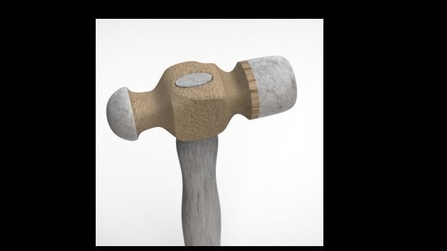 cartoon hammer Free 3D model_3