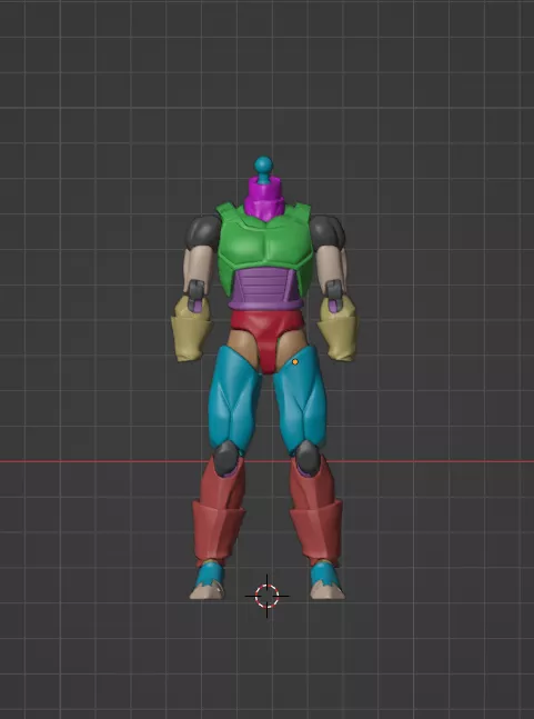 Vegeta 40 body shf 3D print model
