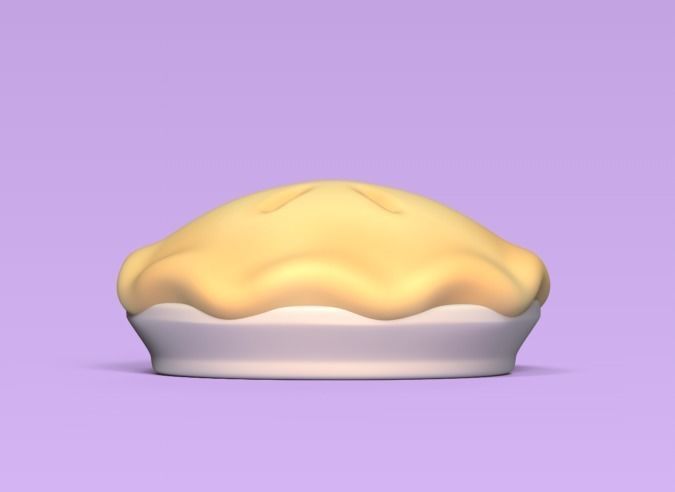 Thanksgiving pie 3D Model Collection_1
