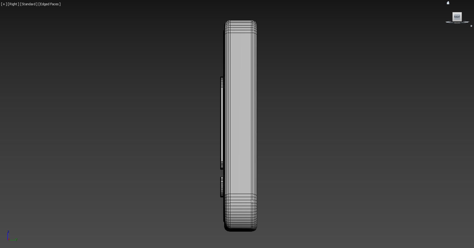 Warning sign Low-poly 3D model_11