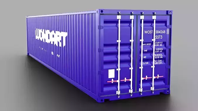 40 feet long cargo container box