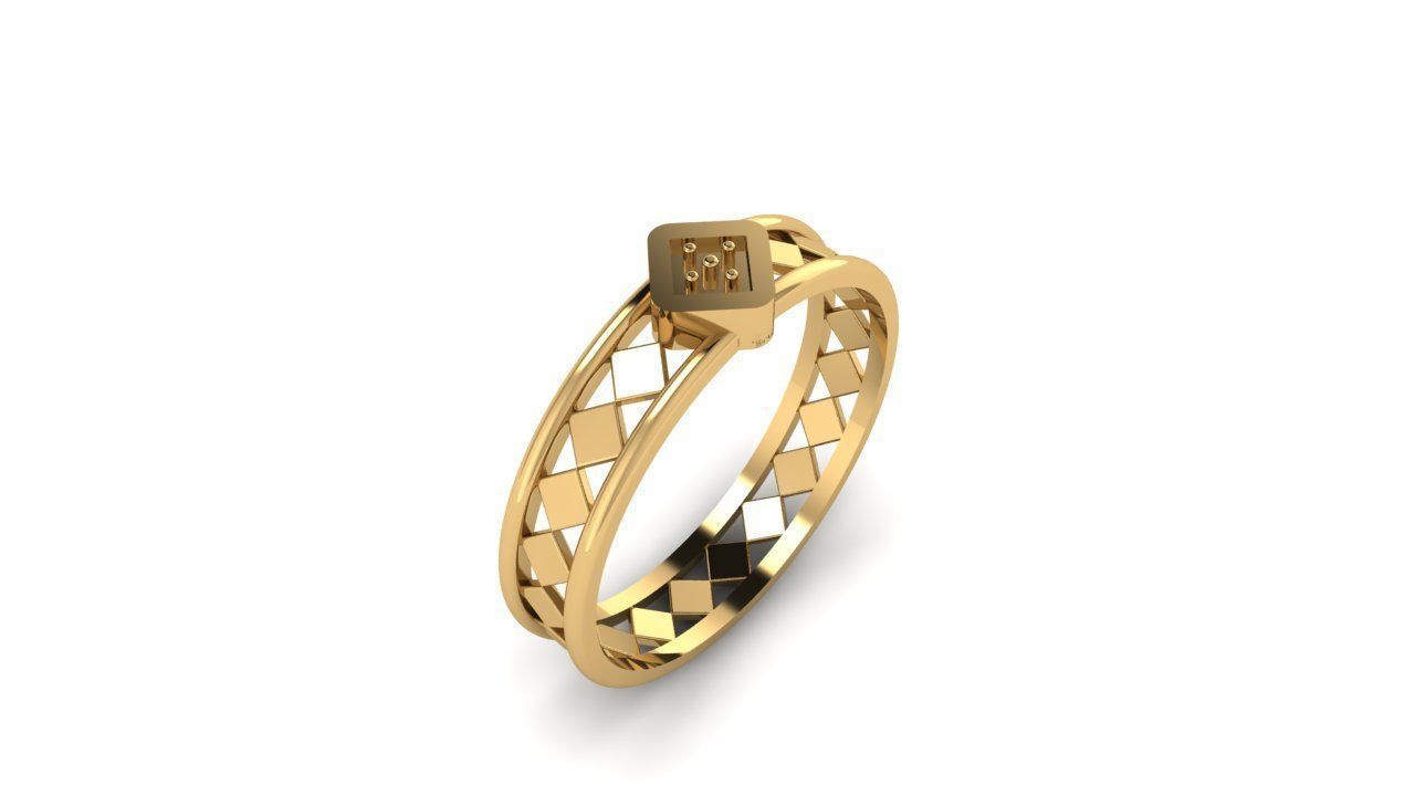 fashion Ring 3D print model_1