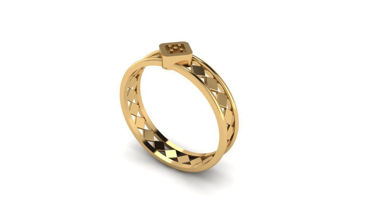 fashion Ring 3D print model_3