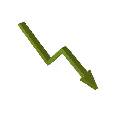 Decrease Arrow Symbol v1 003