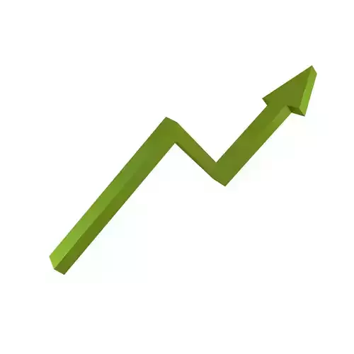 Growth Arrow Symbol v1 003