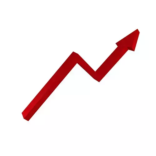 Growth Arrow Symbol v1 004