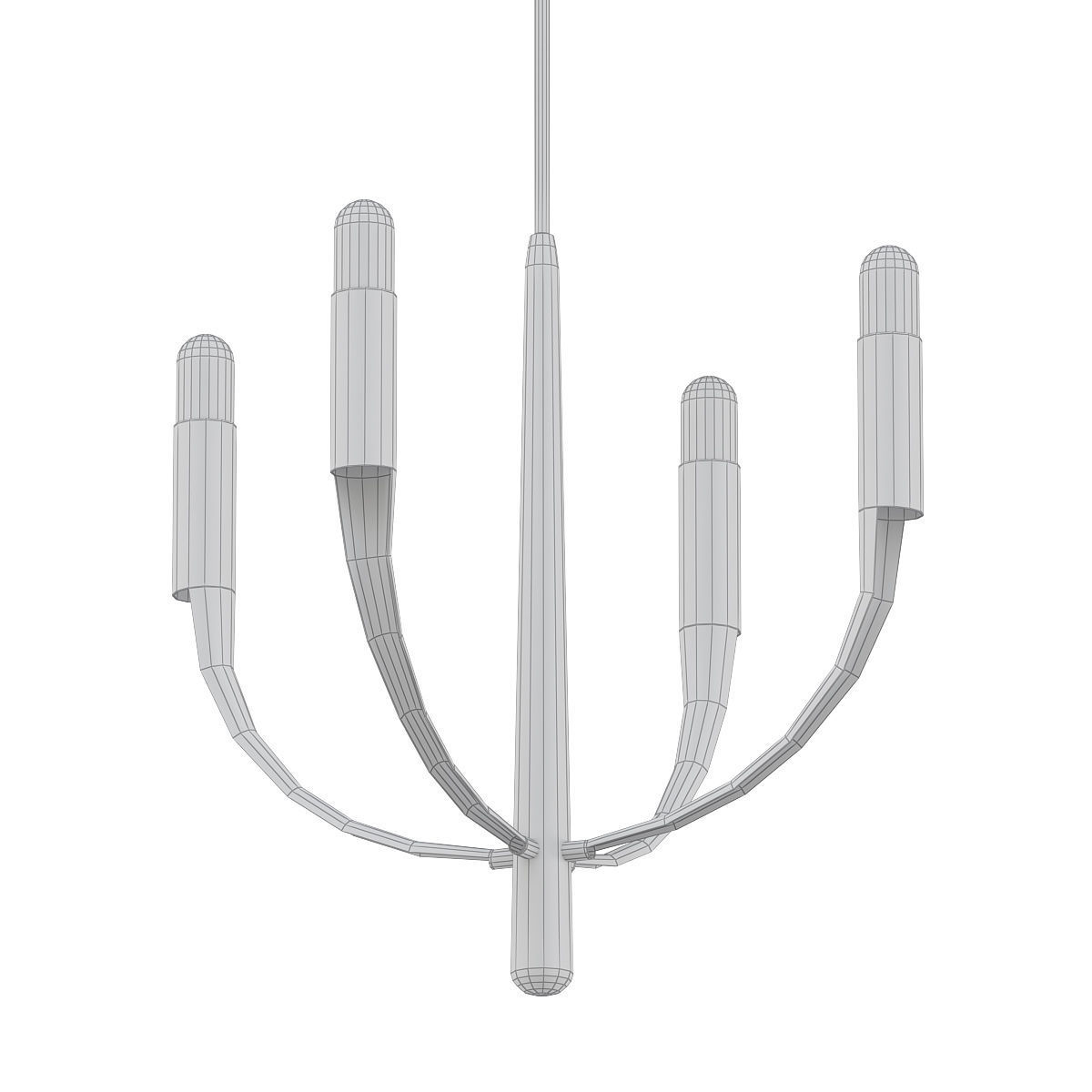 Verso Small Chandelier 3D model_4
