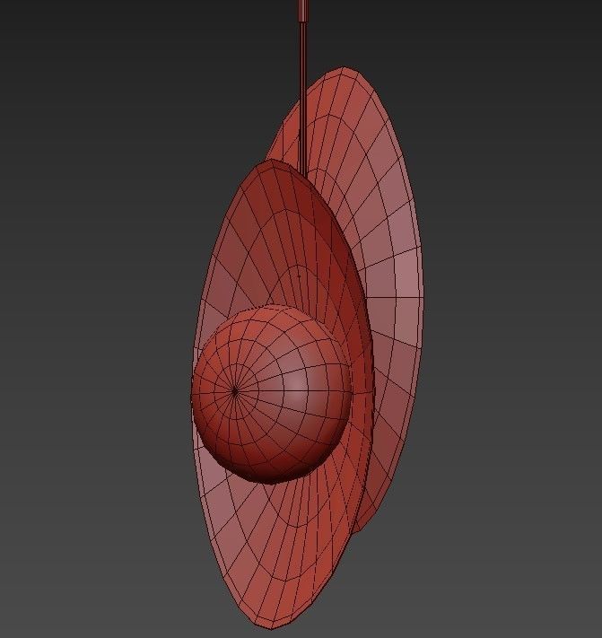 Nouvel Small Pendant 3D model_1
