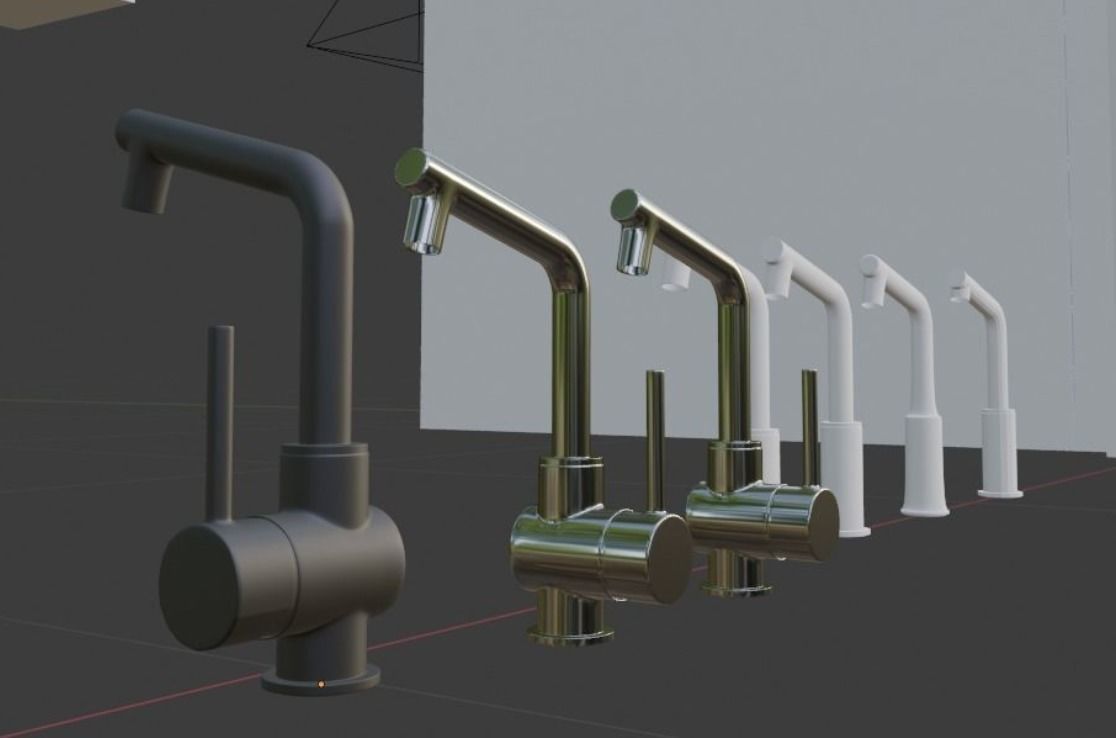 Basin mixer IKEA 70467636 3D model Free 3D model_1