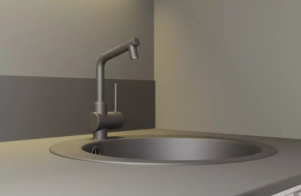 Basin mixer IKEA 70467636 3D model Free 3D model_0