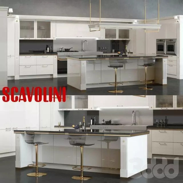 Kitchen scavolini 3D model