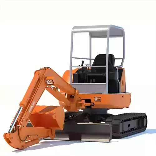Mini Excavator Hitachi EX50U 3D model
