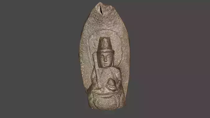 Antique Kannon 3D Model