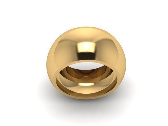 Rings Wedding 3D print model_2