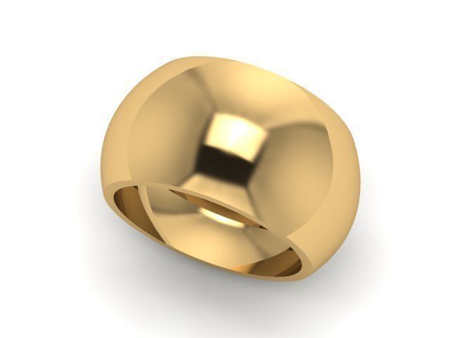 Rings Wedding 3D print model_1