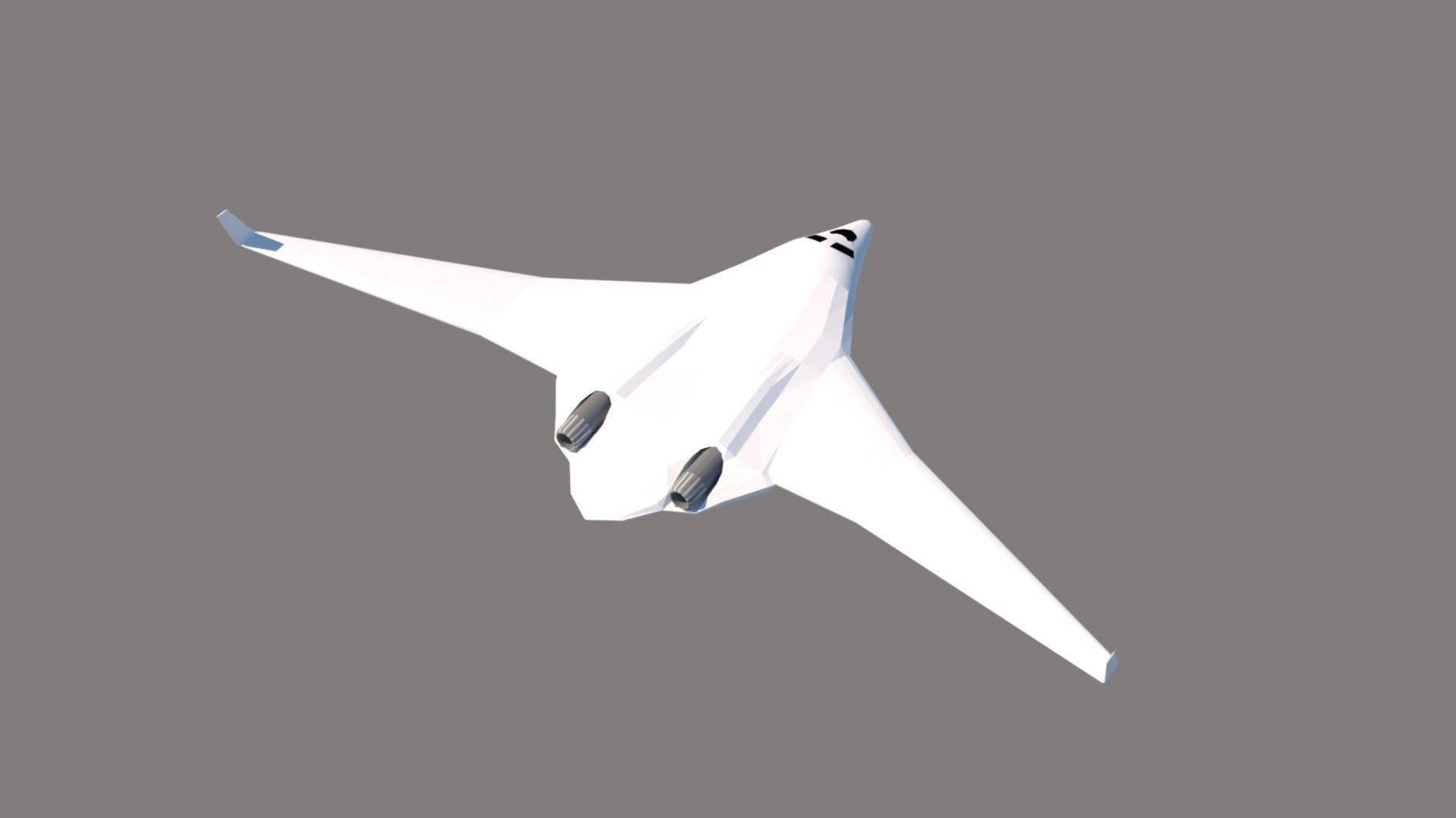 PAK DA Bomber Low-poly 3D model_2